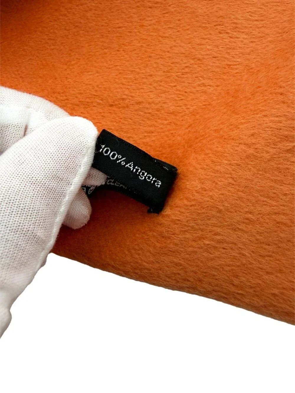 Hermès Long Scarf Angora and Silk